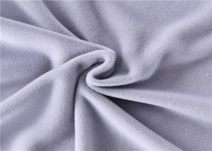 Polyester Spandex Super Soft Velvet Fabric 1.5mm Hair Short Plush 200cm For Garment