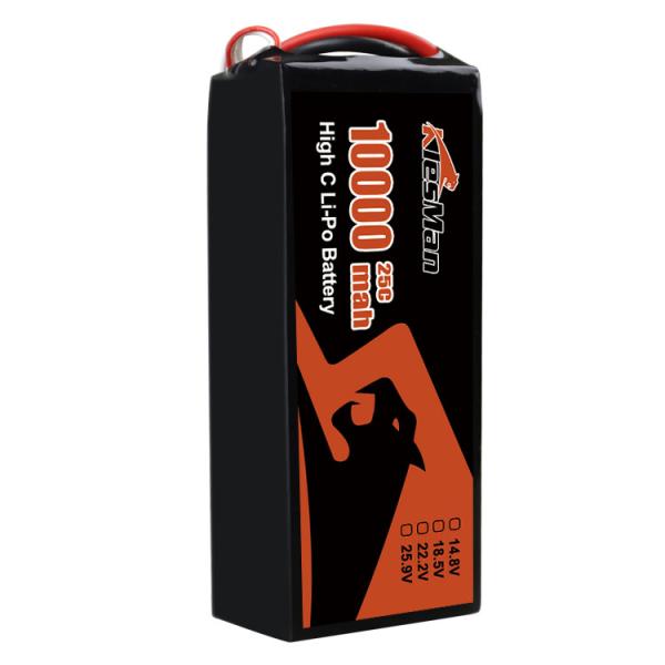 Buy cheap Voltage 22.2V 10000 MAh 6S1P LiPo Battery for FPV Drones XT60 Connector Klesman Model from wholesalers