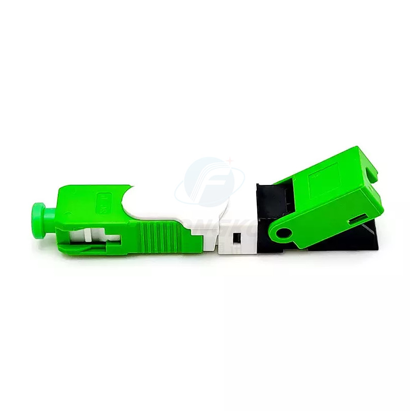 FTTH / Area Network SC Fast Connector , SC APC Fiber Optic Connector