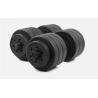 Buy cheap 10kg 15kg 20kg 30kg 40kg cement dumbbell portable dumbbells set from wholesalers