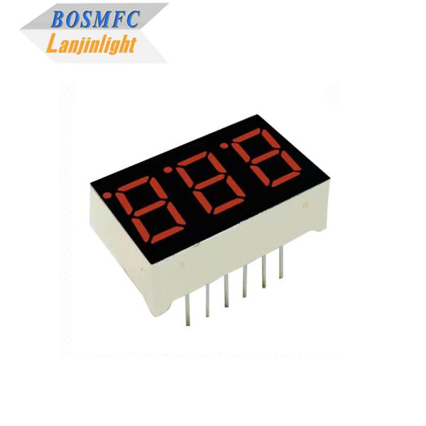Buy cheap 20mA 7 Segment LED Display 3 Digits 0.28 Inch 0.56 Inch Durable from wholesalers