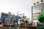 Q355B Steel Commercial Building For Exhibition Hall / Showroom / 4S Car Shop