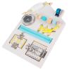 Buy cheap Folding Montessori Wooden Busy Board Life Skills Training Unlock from wholesalers