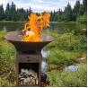 Buy cheap Outdoor 1200mm Diameter Cooking Plate Steel BBQ Grill Easy To Clean Corten Steel from wholesalers