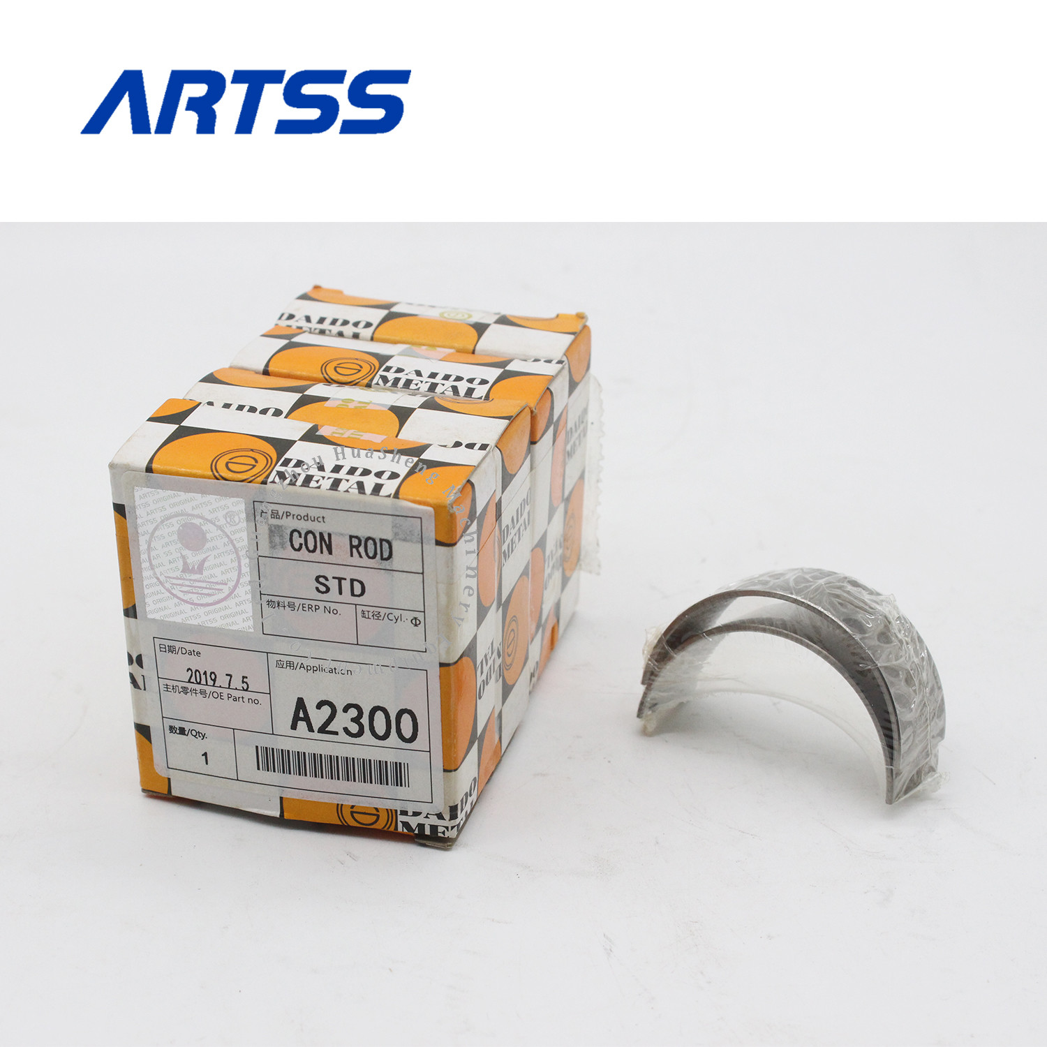 Diesel Engine A2300 Con Rod Bearing STD For Excavator Spare Parts