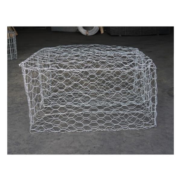 80x100mm Aperture Hot-Dipped Galvanized Gabion Basket for Woven Mesh Retaining