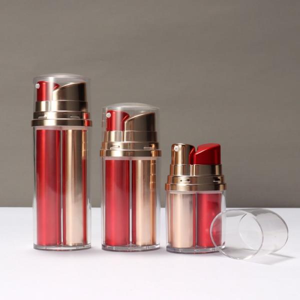 Buy cheap Airless Bottle Plastic Lotion Pump Double Tube Vacuum Pump Bottle Cosmetic from wholesalers