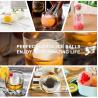 Buy cheap Silicone Freezer Press Sphere Ice Ball Maker Mold Large Round For Whisky Scotch Cocktail Drinks Ice Balls from wholesalers