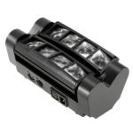 LED Graphic Display Mini Beam Spider Moving Head Light Adjustable Speed Strobe