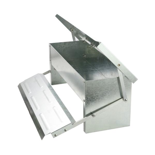 Quality 1.2mm Hot Galvanized 10.4L Automatic Timer Chicken Feeder for sale