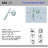 Buy cheap Study Reading Wall Light Bedside Wall Lamp Luminous Body Lamp Item Lighting Style Modern from wholesalers