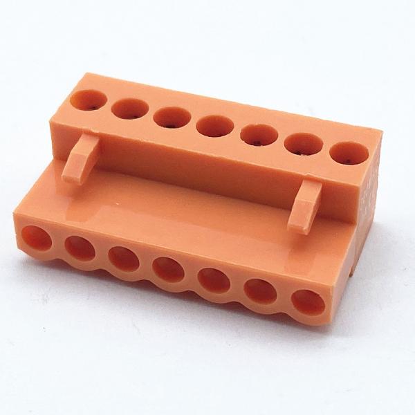 Buy cheap Orange 300V 2-24 poles Plug-In Terminal Block Female Panel Mounted from wholesalers