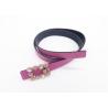 Buy cheap ashion Lady Waist Genuine Leather Rhinestone Belt with Diamond Buckle from wholesalers
