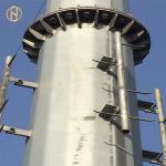 132KV 138KV Metal Power Pole 32 Meter Galvanised Power Pole 12 Side