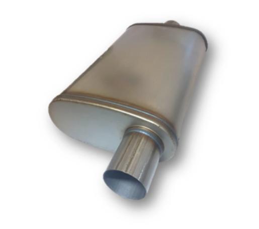 Buy cheap Sports Oval 409 Stainless Steel Exhaust Muffler Polished from wholesalers