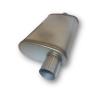 Buy cheap Sports Oval 409 Stainless Steel Exhaust Muffler Polished from wholesalers