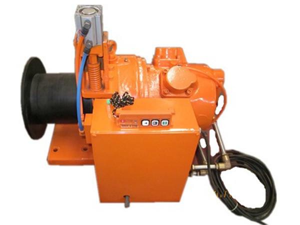 Buy cheap Remote Control Pneumatic Air Winch JQH-5×48Y Powder Coated With Single Drum from wholesalers