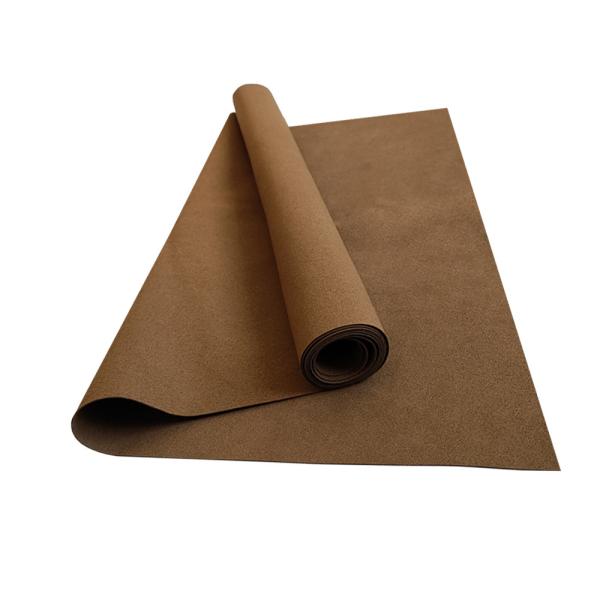 Brown Black Abrasion-Resistant Breathable Microfiber Leather Seat Fabric
