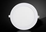 Ultra - Thin Round LED Flat Panel Light 85V - 265V Recessed For Living Room