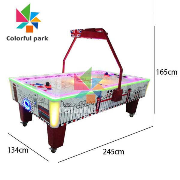 Buy cheap 200W Coin Operated Air Hockey Table With Led Lights For 2 Players from wholesalers