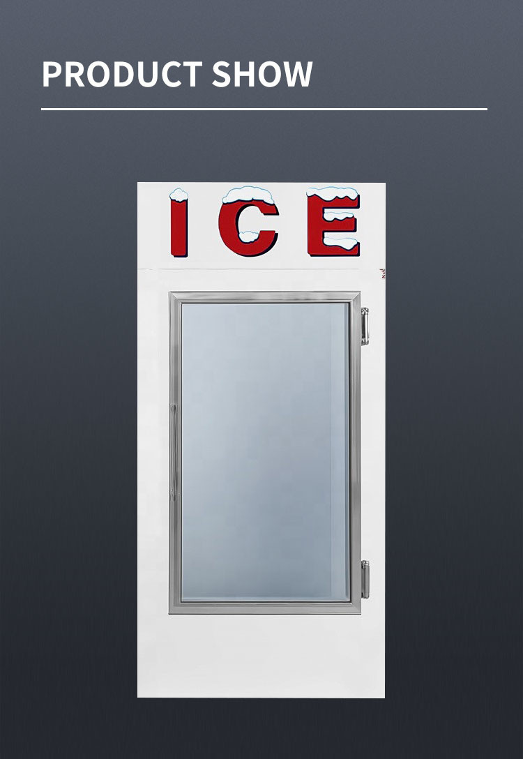 Ice Merchandiser Freezer Full Automatic R404a Ice Cream Display Cabinet 850l