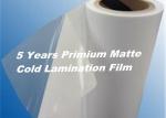 Images Protection Matt Cold Laminating Film 1.2mm Moisture Resistant