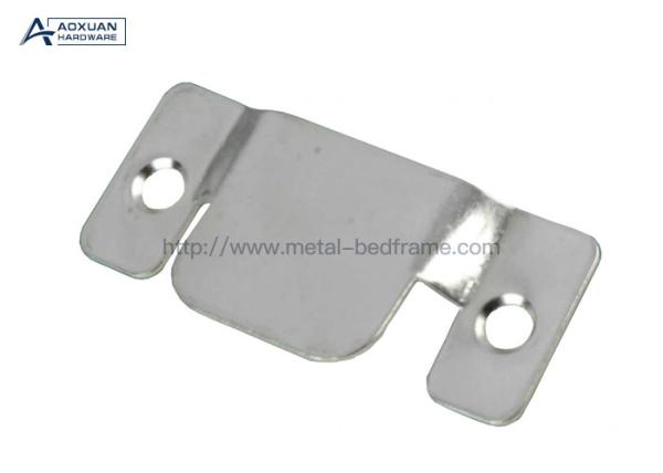 Buy cheap 2 Holes Bed Frame Connectors , Silver Sofa Joint Connector from wholesalers