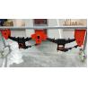 Buy cheap Double Axle Rear Mechanical Suspensions Red Tridem 200mm Hole 1300mm from wholesalers
