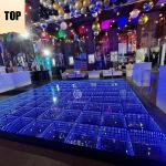 Hot Sale Interactive 3D Mirror 20*20ft LED Dance Floor Stage Lights For Party