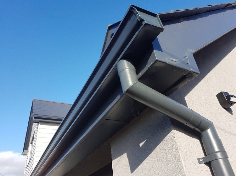 0.40mm AZ80 Charcoal / Bronze Painted Galvalume Color Steel Used for Gutters And Downpipes