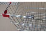 Steel Chrome Plated Supermarket Metal Wire Hand Held Shopping Baskets With