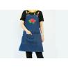 Buy cheap Embroidery Logo 65 X 85cm Blue Denim Apron For Garden Cleaning from wholesalers