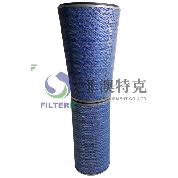 Buy cheap Synthetic Gas Turbine Filters Hepa Grade 324 * 213 * 660mm Size P191281 Model from wholesalers