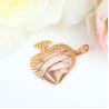 Buy cheap 18K Rose Gold Lovely Fish Charm Pendant with Diamonds (GDN005) from wholesalers