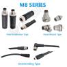 Buy cheap M12 5Pin Male Female Socket Panel Aviation Wire Connector Industrial Circular Connector Outdoor Waterproof IP67 from wholesalers