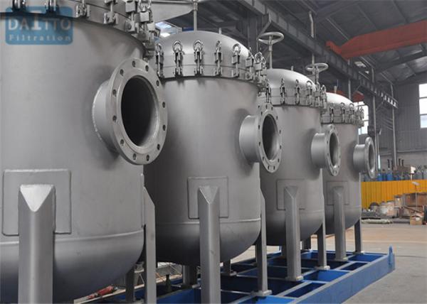 2# Multi Stainless Steel Cartridge Filter Housing , Industrial Water Filter