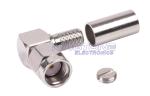 Gold SMA Male Female Coaxial Connectors Bulkhead Crimp Style with Reverse