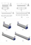 14000 Lumen Die Cast Aluminum LED Linear High Bay Light for Bright and Uniform