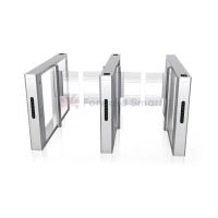 Buy cheap Double Movement Metro Station Flap Barrier Turnstile product