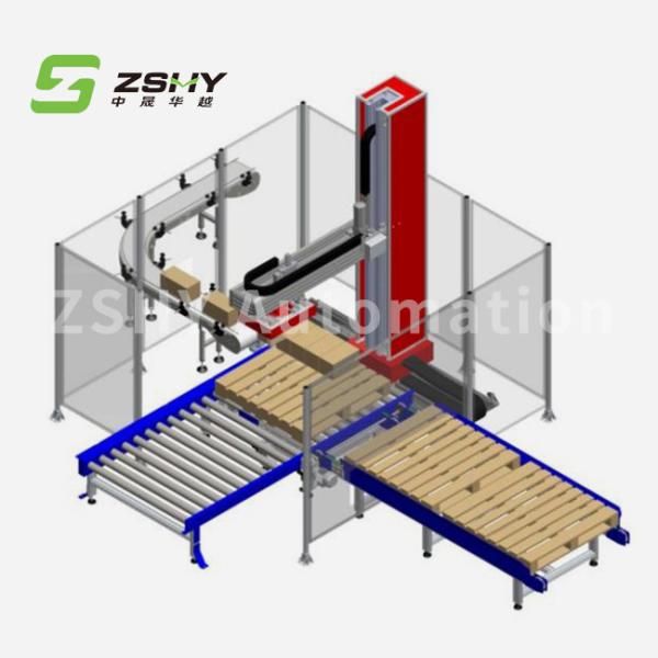 Buy cheap Column Stacker Automatic Palletizing Machine Cardboard Box Palletizer 1600mm from wholesalers