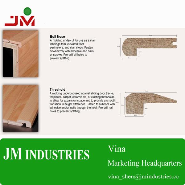 Buy cheap Wood Home Building Material-Wooden Bull Nose AND Threshold/Wooden Mouldings from wholesalers