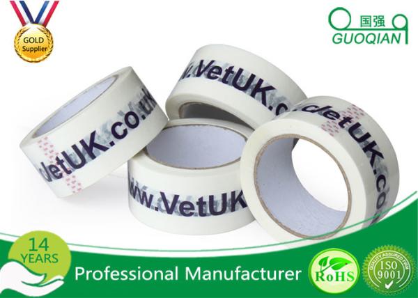 Single Color A Brand Logo Printed Packing Tapes For Cartons Sealing 10 - 2000m