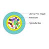 Buy cheap 2 4 6 12 core Indoor optical fiber cable GJFJH LSZH outer sheath tight buffered fiber from wholesalers