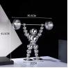 Buy cheap 41.5cm Height Stainless Steel Sculpture Gymnastics Statues For Home from wholesalers