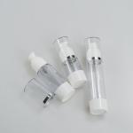 AS Collar Luxury 15ml 30ml 50ml Refillable Cosmetic Twist Vacuum Airless Serum
