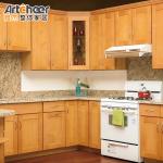 Plywood Carcase Modular Kitchen Cabinet with Modern Stylish Design and Marble