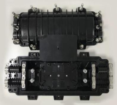 Buy cheap Horizontal Type PC Fiber Optic Splice Closure 470*180*110 , Fiber Optic Junction Box from wholesalers