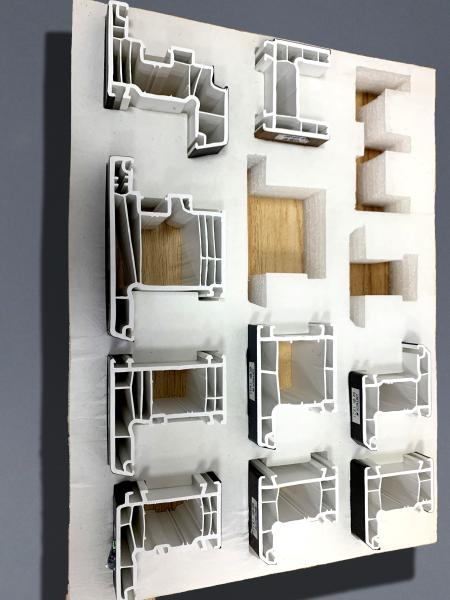 Buy cheap High Security UPVC Window Profiles Weather Resistant Custom Design from wholesalers