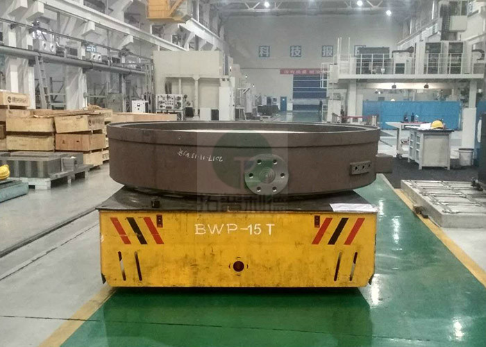 Industrial Pallet Transfer Carts 30ton Battery Power Transfer Vehicle With Lifting Function