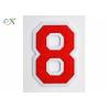 Buy cheap Number 0-9 Novelty Applique Red Chenille Patches Iron Or Sewing On from wholesalers